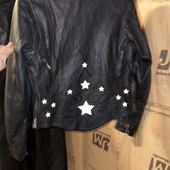 star vintage leather jacket - Picture 4 of 4